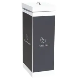 Paperflow Mülltrennsystem für Restmüll 60 L Weiβ