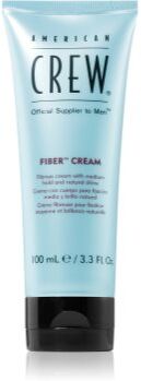 American Crew Styling Fiber Cream creme styling com fixação média e reflexos naturais 100 ml. Styling Fiber Cream