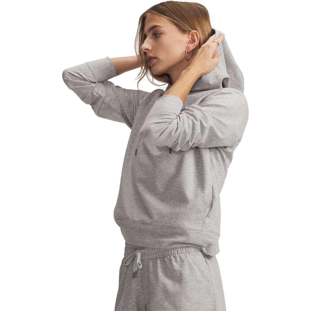 Under Armour Sport Terry Hoodie gray white (011) L 6011015-011-LG