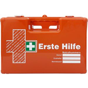 HM-Arbeitsmedizin Erste-Hilfe-Koffer Typ D, Füllung nach DIN 13157, inkl. Verbandbuch
