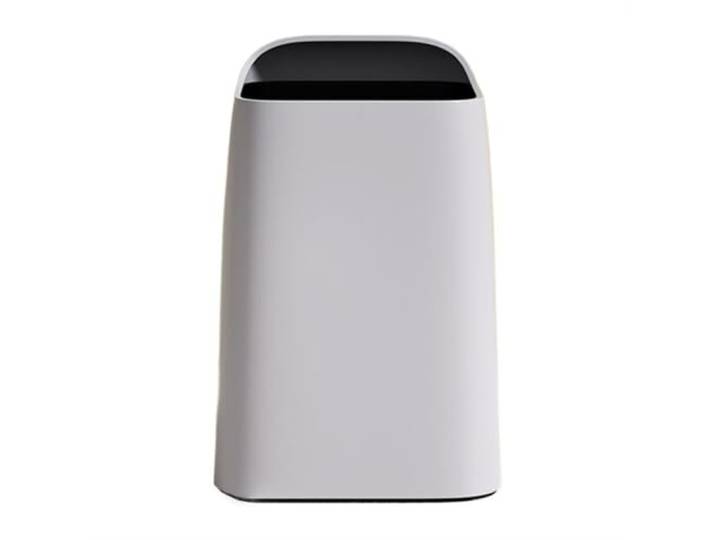 YUHANXINHESHE Offener Mülleimer, 10–18 l, for Küche, Bad, Büro und mehr, mit herausnehmbarem Behälter, platzsparend(Gray,Large)