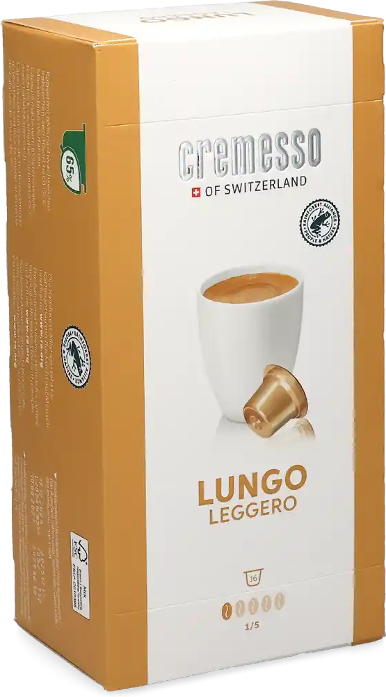 Cremesso   Lungo Leggero - 16 capsules for Cremesso