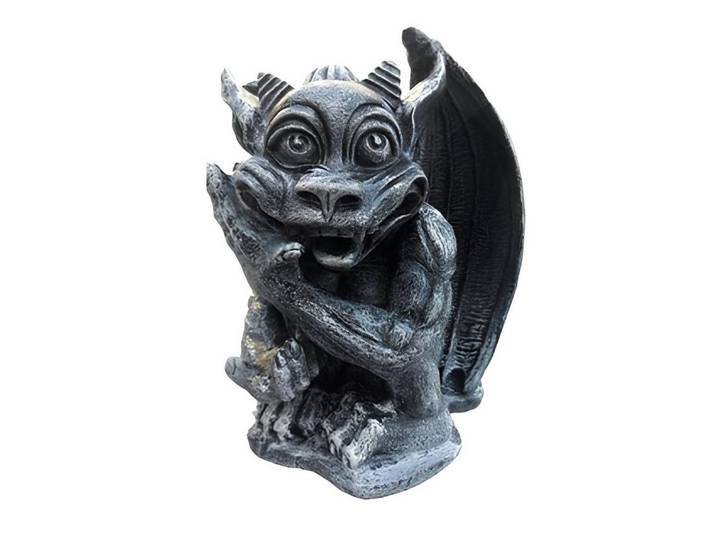 JVmoebel Skulptur Deko Figur Drache aus hochwertigem Material, detailreich gestaltet (1 St., SKULPTUR MATERIAL: ACRYL 40 CM Höhe), Made in Italy