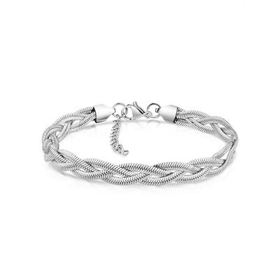 Armband LADY, silberfarben, silberfarben, Armbänder, Damen, Edelstahl, Armband