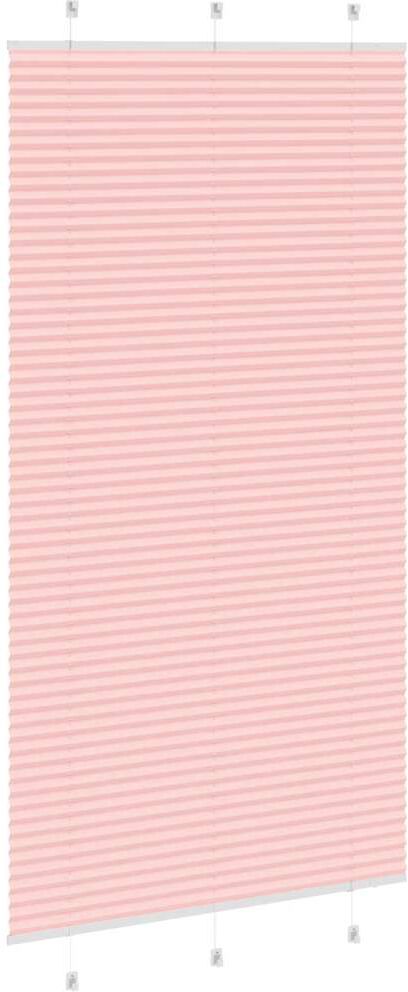 vidaXL Store plissé rose 110x200 cm largeur du tissu 109,4cm polyester