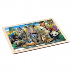 Philos Holz-Rahmenpuzzle - Exotic Wildlife - Wildtiere 269422