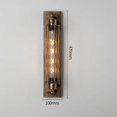 Vintage-Industrie-Wandleuchten aus Eisen mit LED-Beleuchtung