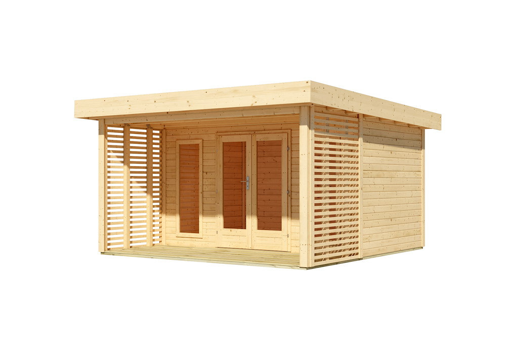 KARIBUHOLZT GH Chione natur 393x393x238cm 16988212
