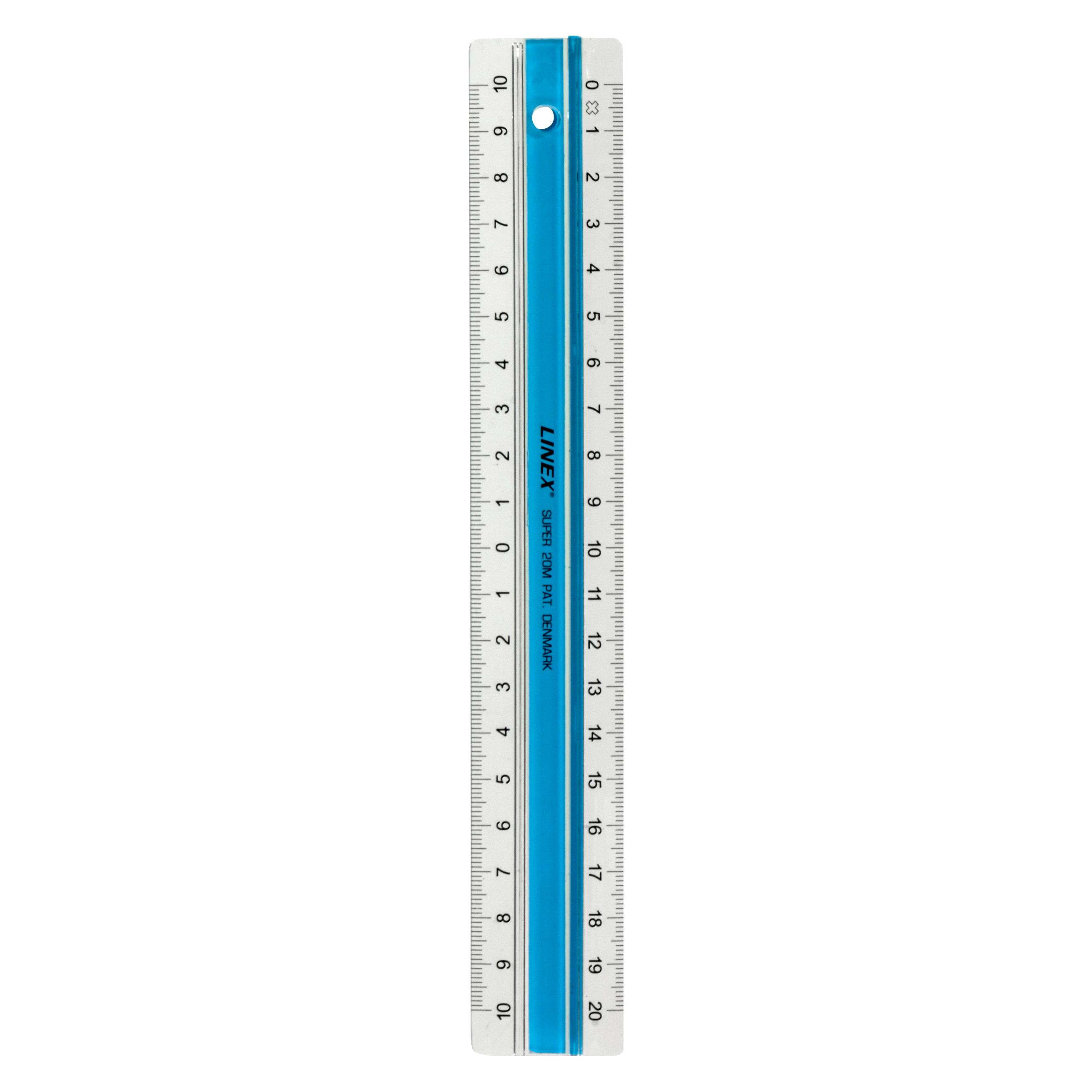 Linex S20MM Superlineal blau (20 cm, Kunststoff) (400040187)