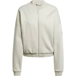 ADIDAS Damen Jacke Essentials Contemporary Logo, Größe S in Grau Grau