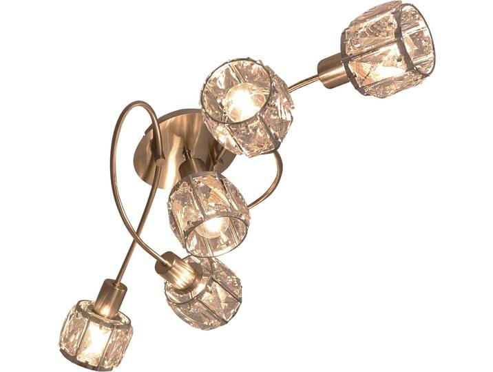NÄVE LED Deckenleuchte Josefa , grau (stahlgrau), 5, H: 21cm, 1 Stk., Leuchten, LED Deckenlampe, LED Deckenleuchte