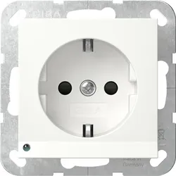 Gira 417003 SCHUKO-Steckd. LED-Leuchte + SP System 55 Reinweiß