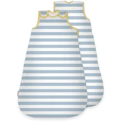 Tom Tailor Baby-Schlafsack Streifen Light Lemon & Sky Blue 70 cm
