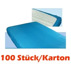 Matratzenschoner Ampri blau mit Gummizug idealer Schutz vor Verunreinigungen 100 Stück/Karton