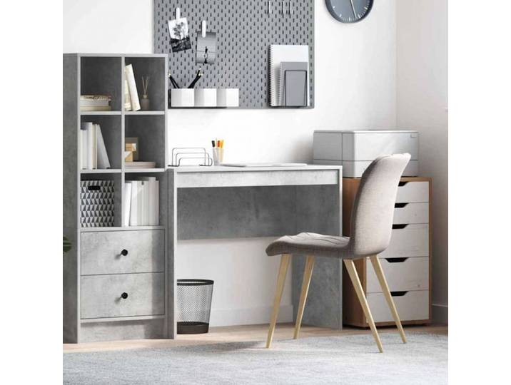 Bureau - rehausse bureau Vidaxl Bureau Gris béton 90 x 40 x 76 cm