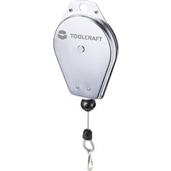 TOOLCRAFT TO-7392612 Federzug, Seilauszug bis 1,5 m Tragkraft (max.) 2 kg