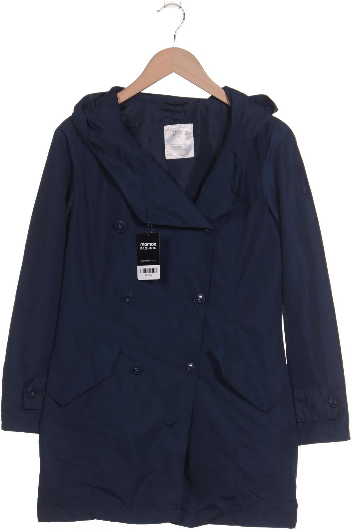 Bomboogie Damen Mantel, Marineblau, Gr. M, Synthetik - Second Hand