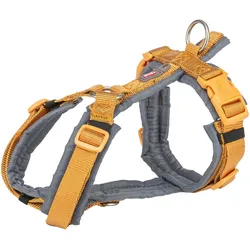 Trixie Hondentuig Premium Trekking Curry Geel / Grafiet Grijs - 44-53X2 Cm (Hund, Allgemein), Halsband + Leine