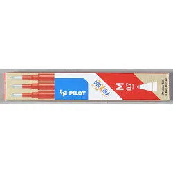 PILOT FriXion Ball Nachfüllpatrone 0,7mm - rot - 3 Stück