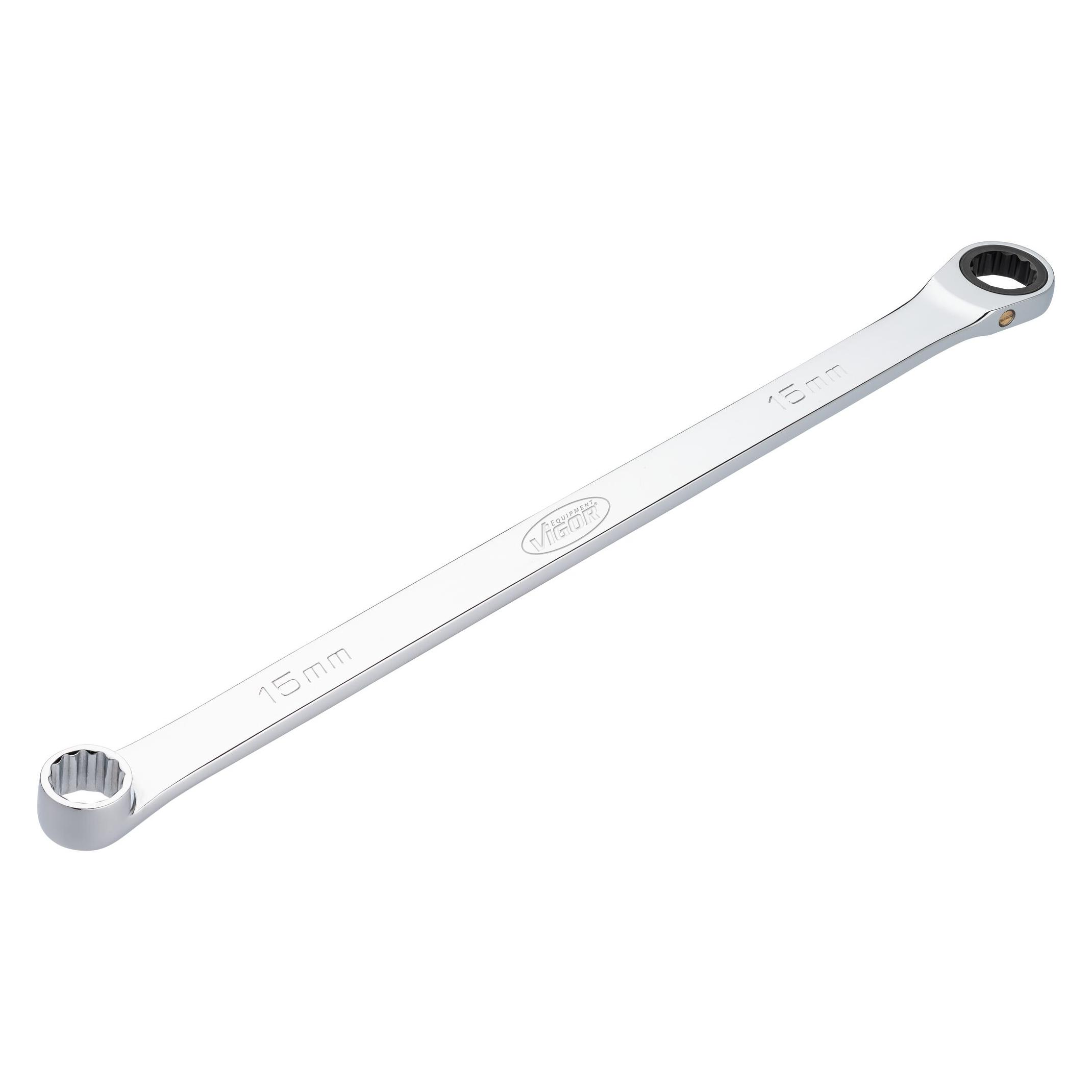 Vigor Ratschen-Ringschlüssel . extra lang V7031-15 SW 15 mm (15 mm) (V7031-15)