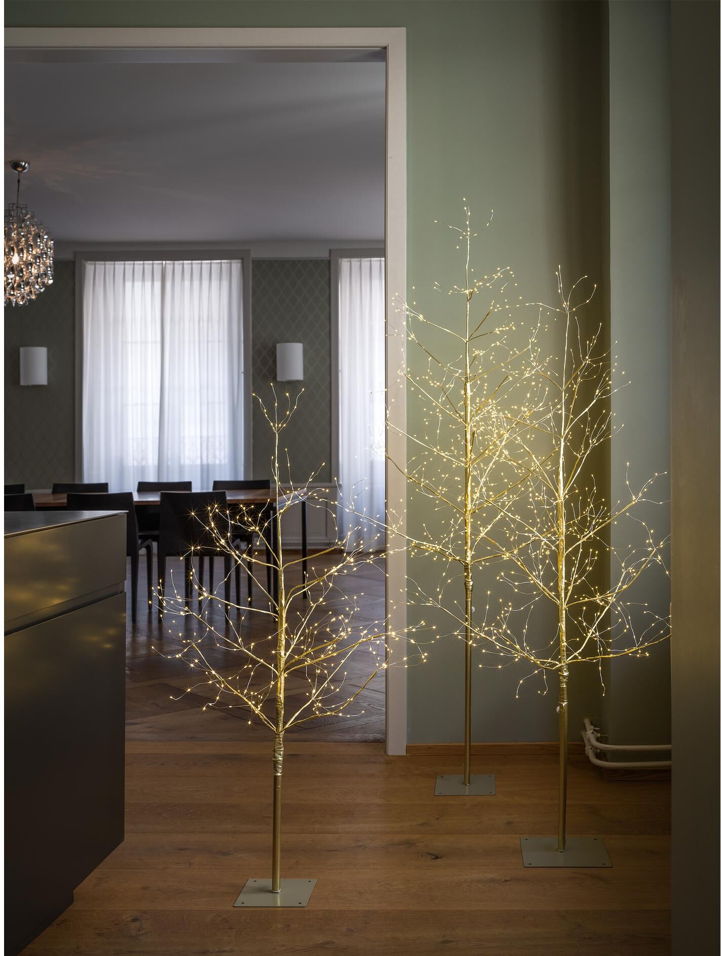 STT LED Baum "Champagne", beige (champagner), 570, H: 150cm, Leuchten, LED Baum champagner 570, H: 150cm