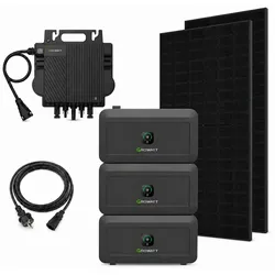 Balkonkraftwerk 800W Komplettset mit 920 Wp und 6144Wh Speicher