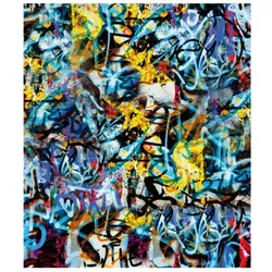 T&J  VETRO  Glasscheibe  GRAFFITI  B  1030  x  H  1200  mm
