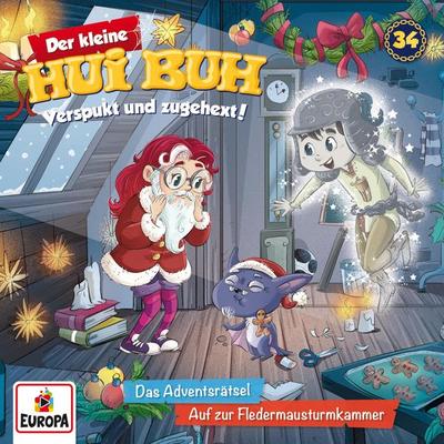 Folge 34: Das Adventsrätsel/Auf zur Fledermausturmkammer - Ulrike Rogler,Simone Veenstra, Audio, 4066339974227