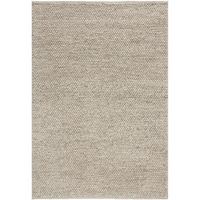 Teppich FLAIR RUGS "Minerals", grau (hellgrau), B:160cm H:10mm L:230cm, Kunstfaser, Wolle, Teppiche, Teppich, Teppich aus Wollmischung, geknüpftes Design, meliert