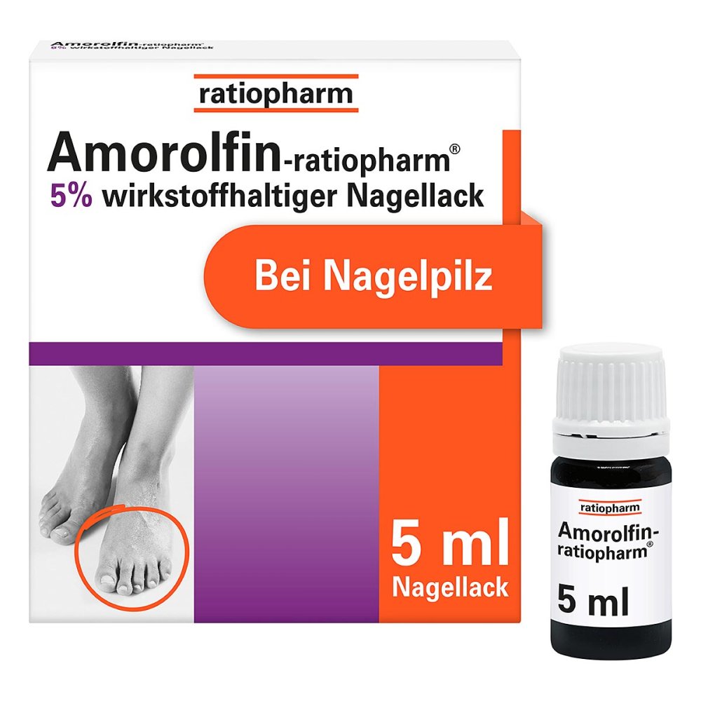 ratiopharm GmbH Amorolfin ratiopharm 5% - bei Nagelpilz 09199196