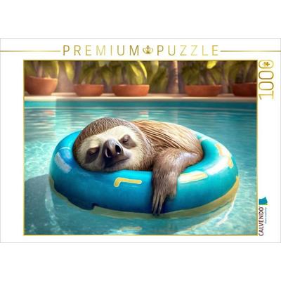 CALVENDO Puzzle Ein Motiv aus dem Kalender Der Kalender für echte Faultiere | 1000 Teile Lege-Größe 64x48cm Foto-Puzzle für glückliche Stunden