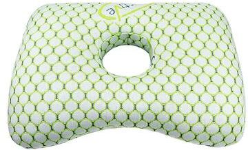 Inspired Finds Orthopedic Bamboo Fiber Ear Pillow For Side Sleepers Pressure Relief & Comfort Design light Green