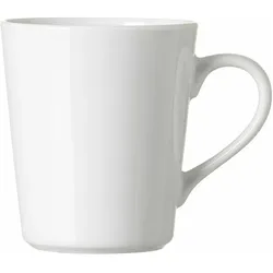Ritzenhoff & Breker, Tasse, Kaffeebecher VIO, 300 ml, weiss aus Porzellan, spülmaschinenfest, Höhe: 100 mm (300 ml)