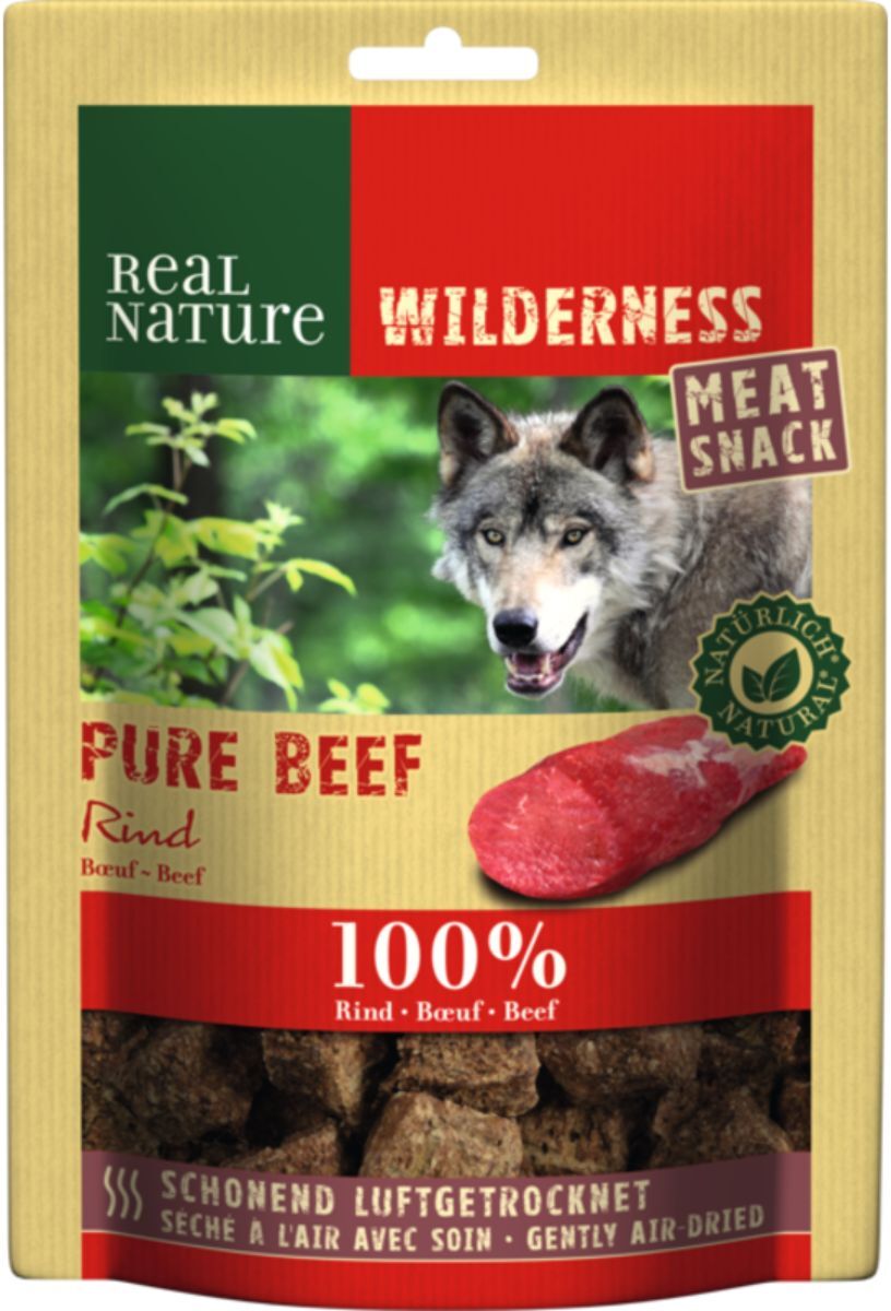 Real Nature Wilderness Dog Meat Snack 150G MANZO