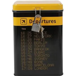 i-Total, Spardose, Blech Spardose Departures