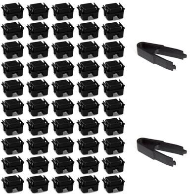 Oakland Living Corporation Modular Cube Locking Clips Pack of 50 and 2 Tweezers
