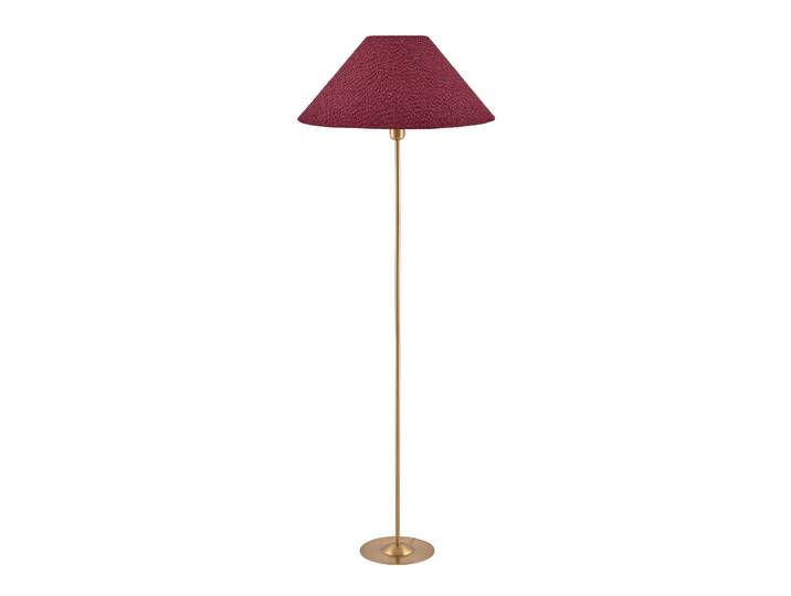 Iris Stehleuchte rot/messing Textil - Globen Lighting - Wohnzimmer - Skandinavisch - Stoff / Textil - Einflammig