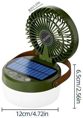 Uplifted Finds 12LED Solar Flickering Flame Torch Lights Waterproof Outdoor Garden Decor solar Fan green
