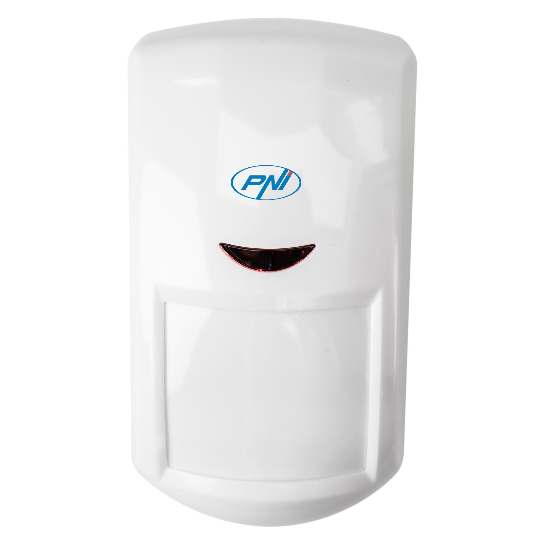 PNI SafeHouse HS004 PIR PIR-Bewegungssensor für drahtlose Alarmsysteme mit Tierimmunität, einstellbarer (12 m) (43697951)