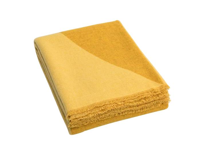 Wohndecke Goldbach, Atelier Pfister, papaya, Wolle