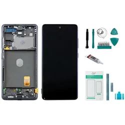 Kaputt.de Samsung Galaxy S20 FE 5G (G781) Display blau (Cloud Navy) - Set (Display, Samsung Galaxy S20 FE 5G), Mobilgerät Ersatzteile, Blau