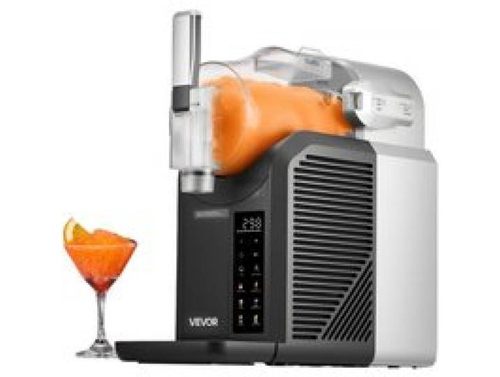 VEVOR Slush Maschine Mini 2 L, Kein Eis erforderlich, Slushie Maschine für Zuhause mit Selbstreinigung und 6 Voreingestellten Programmen, Zubereitung von Milchshakes, Frappés und Gefrorenen Cocktails