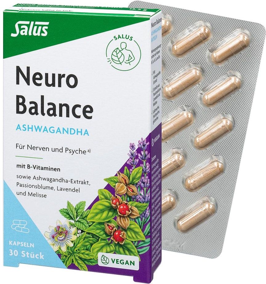Neuro Balance Ashwagandha Kapseln Salus 30stk