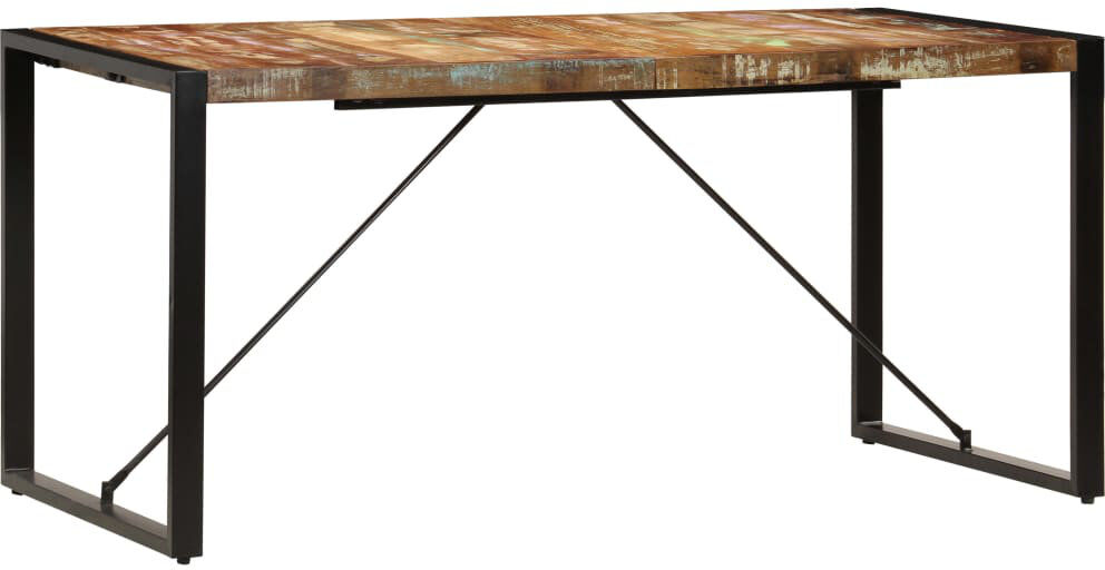 Latitude Run Powell Rectangular Wood Top Dining Table Brown 75cm H x 80cm W x 160cm L