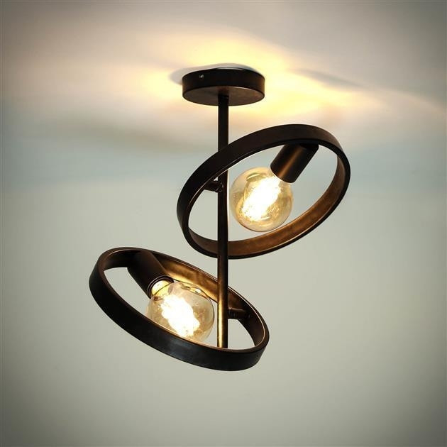 GM Plafondlamp Hover Charcoal 2L