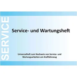 Eichner Universal Service und Wartungsheft KFZ Wartungsarbeiten