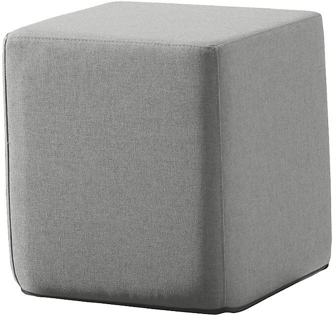 kaiserkraft Sitzwürfel SITTING, HxBxT 420 x 400 x 400 mm, hellgrau