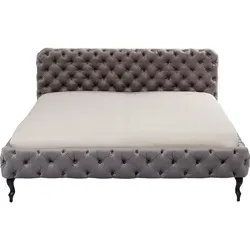 Kare Design »Desire« Velvet Bett Silbergrau  – erhältlich in 3 Größen