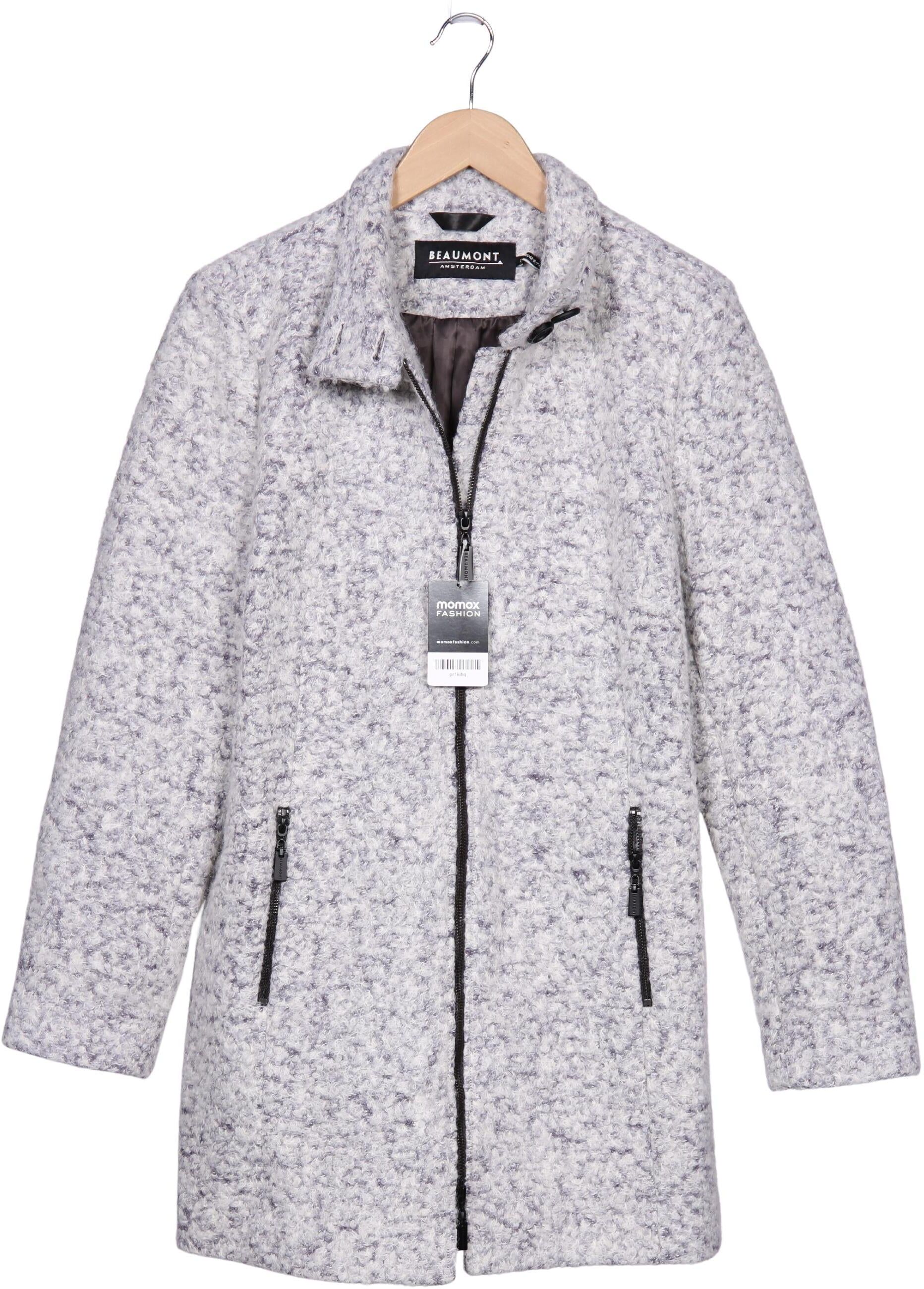 Beaumont Organic Damen Mantel, Grau, Gr. EU 42, Synthetik / Wolle - Second Hand