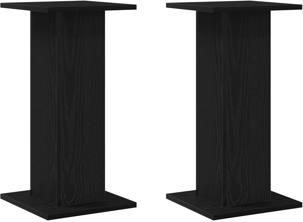 Latitude Run 60cm Fixed Height Speaker Stand Black 60cm H X 30cm W X 30cm D